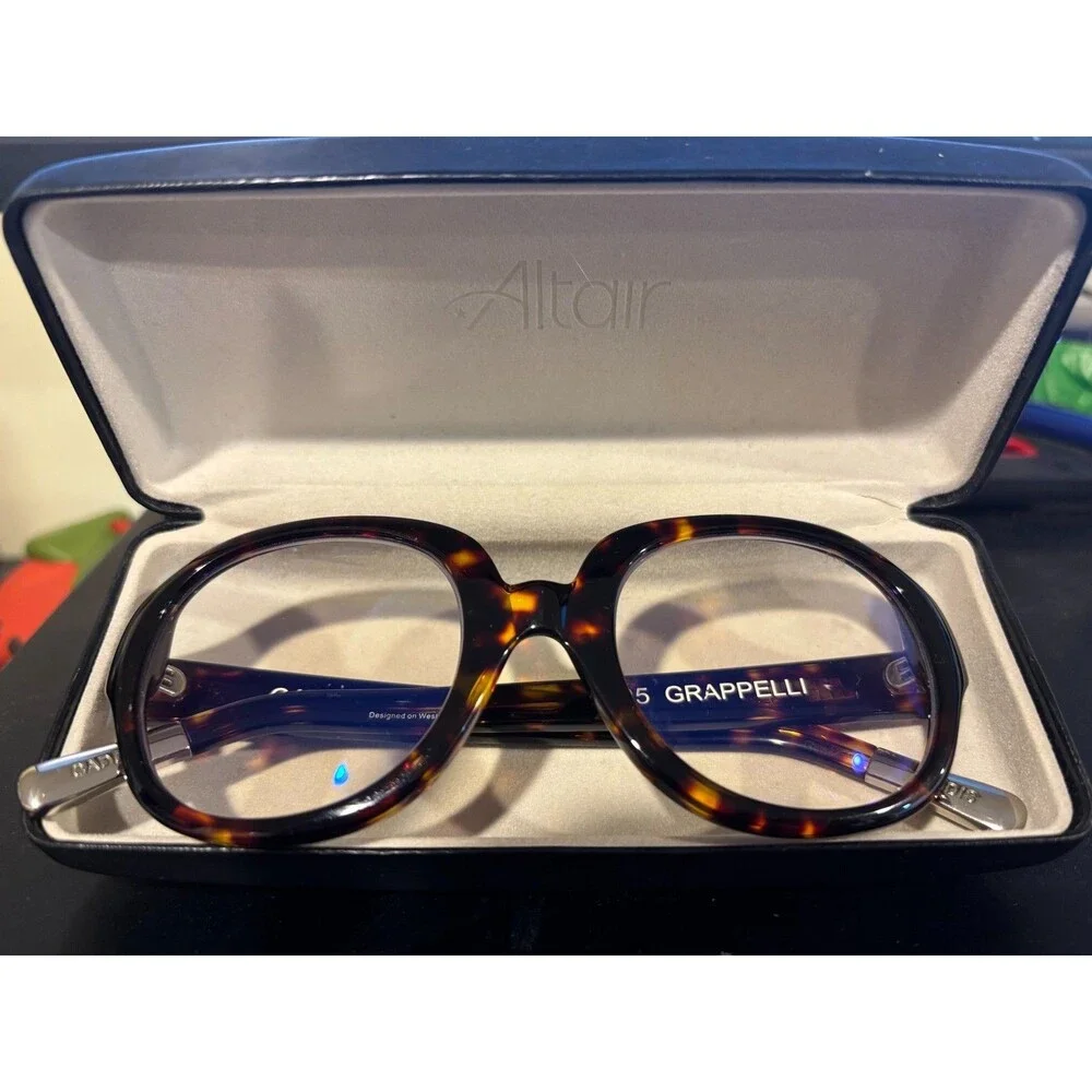 Caddis Eye Appliances Grappelli +1.25 Tortoise Reading Blue Light Readers EUC